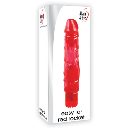 5" Easy O Red Rocket Jelly Vibrator