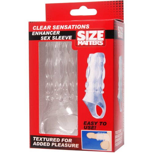 Clear Sensations Enhancer Sex Sleeve