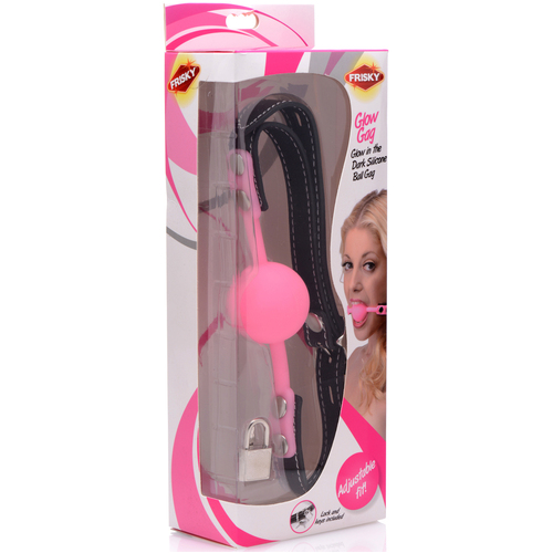 Glowing Pink Ball Gag