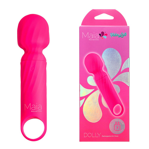 Maia DOLLY - Pink Pink 12.7 cm USB Rechargeable Massage Wand