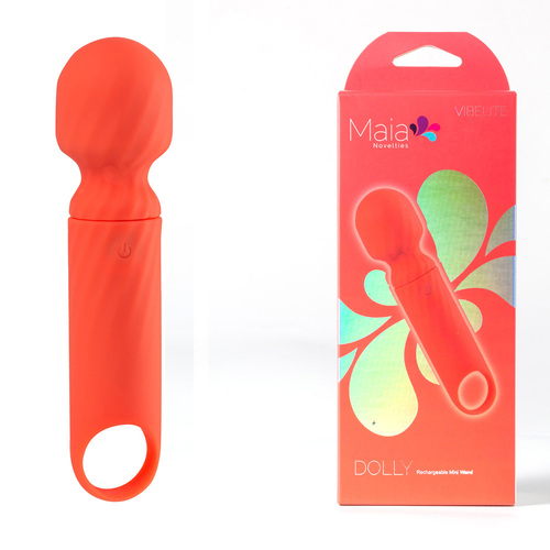 Maia DOLLY - Orange Orange 12.7 cm USB Rechargeable Massage Wand