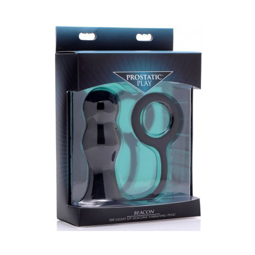 Beacon 10X Light Up Silicone Vibrating Plug