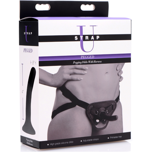 5" Pegging Dildo With Harness