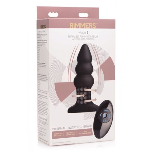 Rimming Model I 5" Textured Motorised Butt Plug
