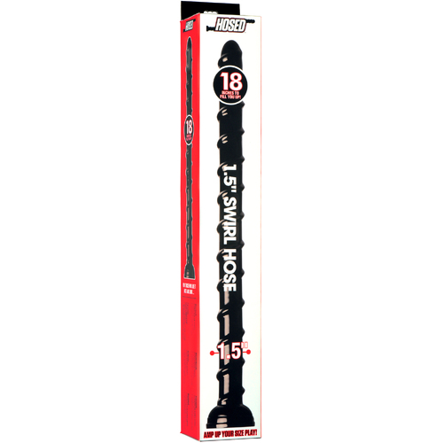 18" Swirl 1.5" Thick Anal Snake