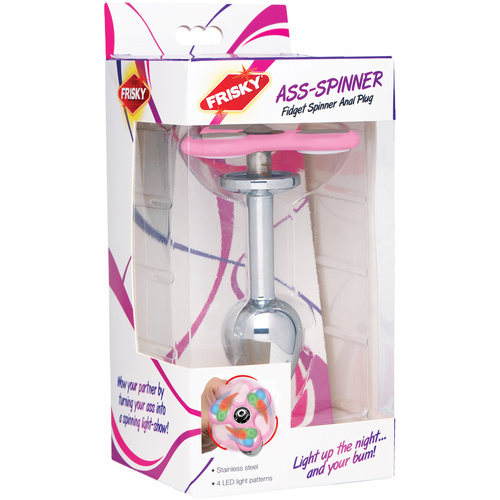 3.5" LED Spinner Butt Plug