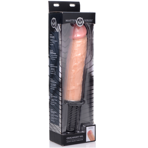 10" Vibrating Cock + Handle