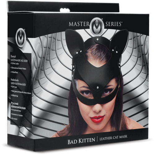 Bad Kitten Leather Cat Mask