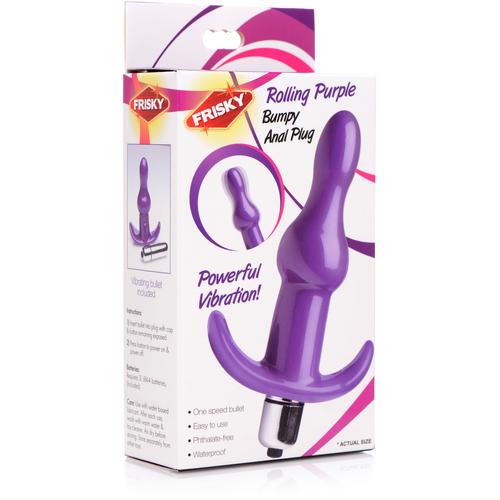 Bumpy Vibrating Butt Plug