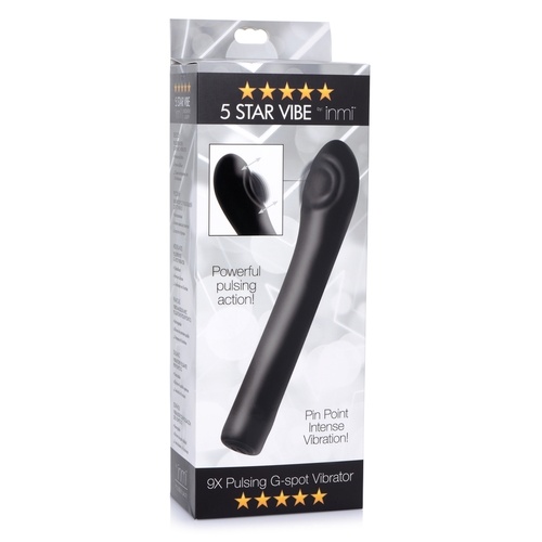 INMI 5 Star 9X Pulsing G-Spot Vibe - Black