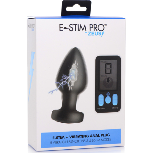 eStim Vibrating Butt Plug