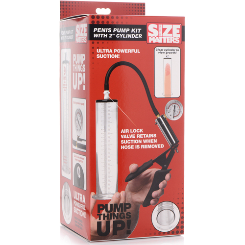 Penis Pump Kit With 2" Cylinder