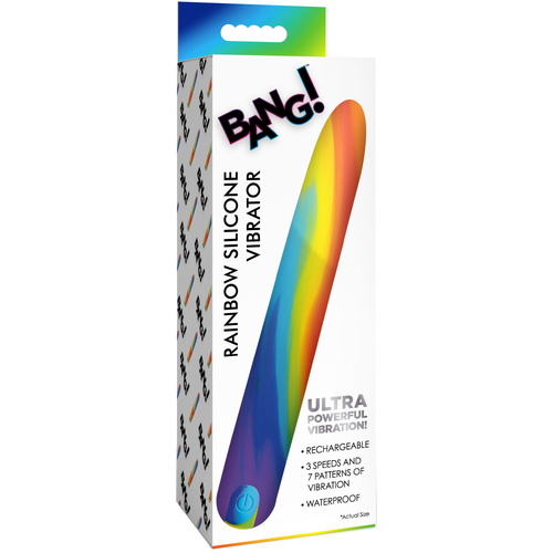 BANG! Rainbow Silicone Vibrator