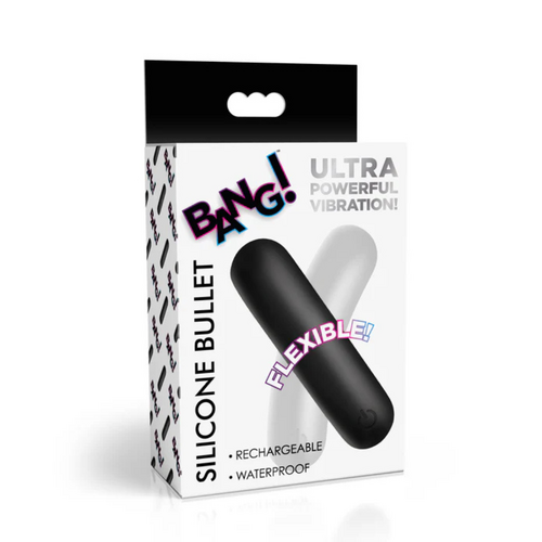 BANG! Flexible Silicone Bullet - Black