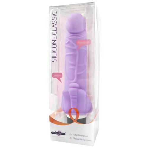 7.5" Silicone Classic Vibrating Cock