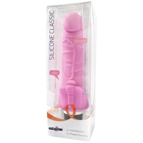 7.5" Silicone Classic Vibrating Cock