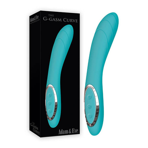 The G Gasm Curve Aqua 21cm (8.25") Usb Rechargeable Vibrator