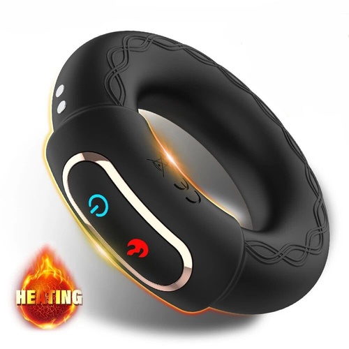 Vibrating Cock Ring With Heating & Delay Function