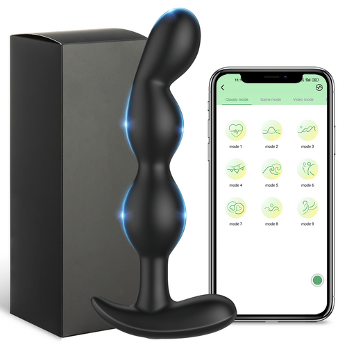 App-Controlled Butt Plug With 9 Vibration Modes