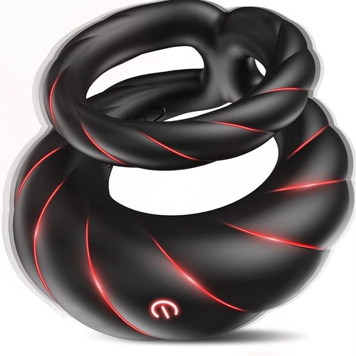 Dual-Ring Vibrating Cock Ring For Superior Control