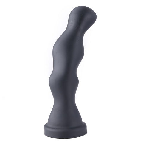Hismith 8.5in Black Silicone Dildo