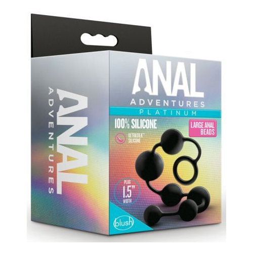 15" Large Silicone Anal Beads