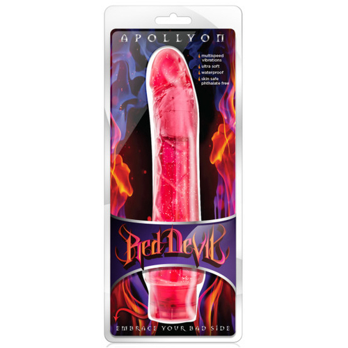 Apollyon Cherry 9" Jelly Vibrator
