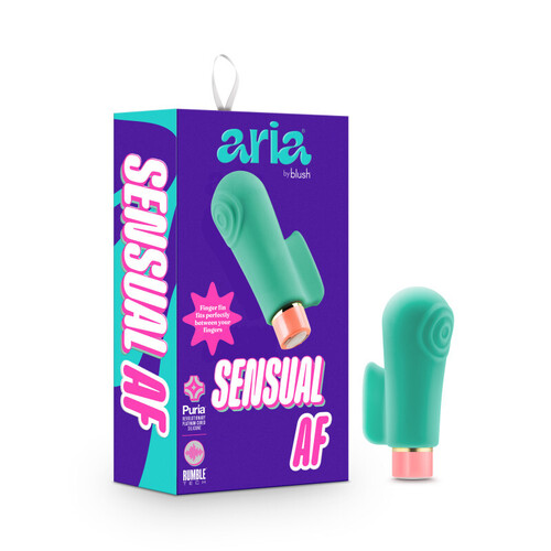 Aria Sensual AF Teal USB Rechargeable Stimulator