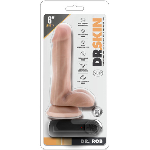 6" Dr. Rob Vibrating Cock