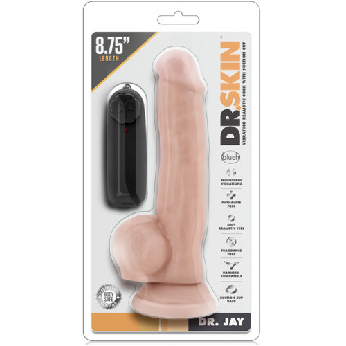 8.5" Dr. Jay Vibrating Cock