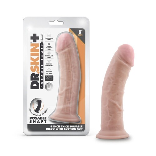 Dr. Skin Plus  Poseable Dong 7"