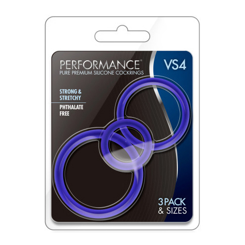 VS4 Silicone Cock Rings x3