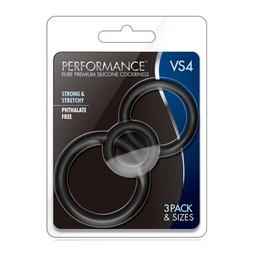 VS4 Silicone Cock Rings x3