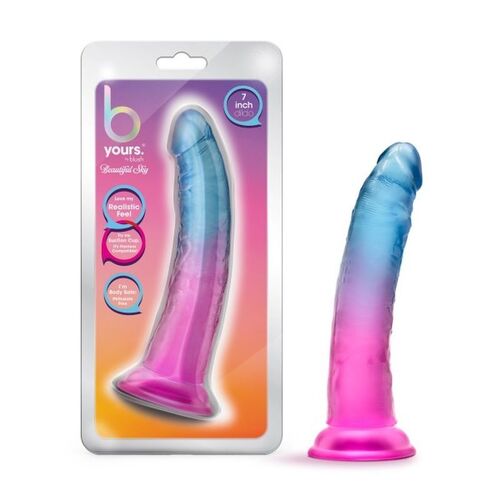 B Yours Beautiful Sky Dildo Sunset 7"