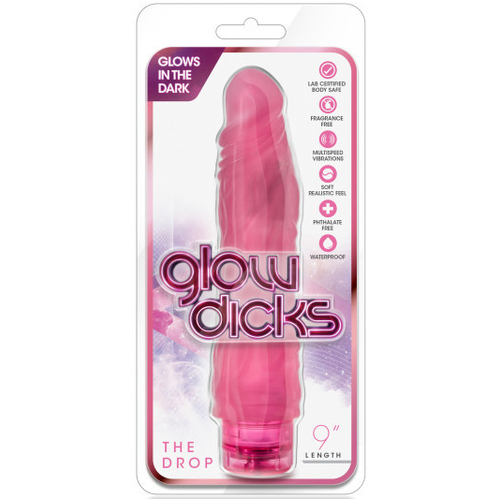 9" Glowing Jelly Vibrator