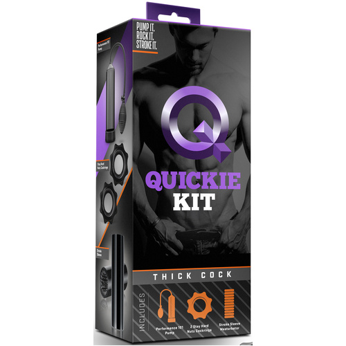 Quickie Kit Thick Cock Black