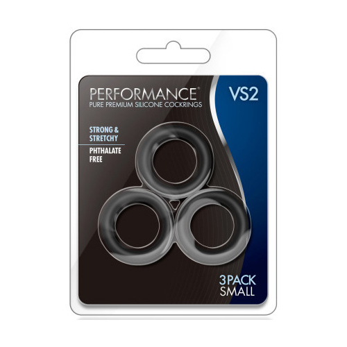 Vs2 Small Silicone Cock Rings X3