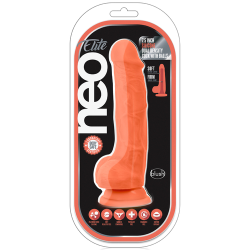 7.5" Dual Density Cock + Balls
