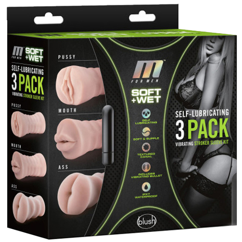 Self-Lubricating Stroker Triple Pack
