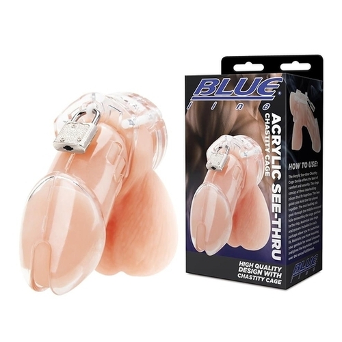 Acrylic See-Thru Chastity Cage