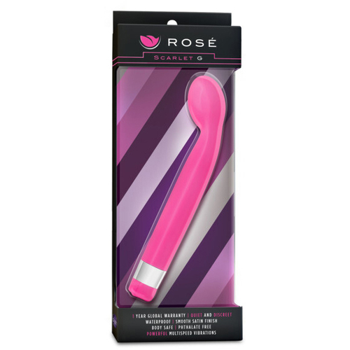 8" Rose Scarlet G Vibrator