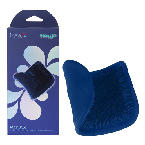 Maia MADDOX Blue Textured Stroker Sleeve