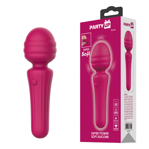 Party Up DUUNA - Pink Pink 16.9 cm USB Rechargeable Massage Wand