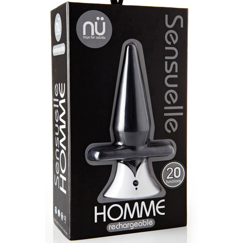 Homme Butt Plug Black