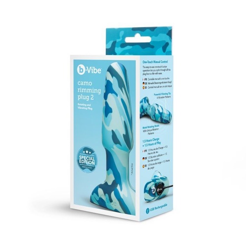 B-VIBE RIMMING PLUG 2 CAMO