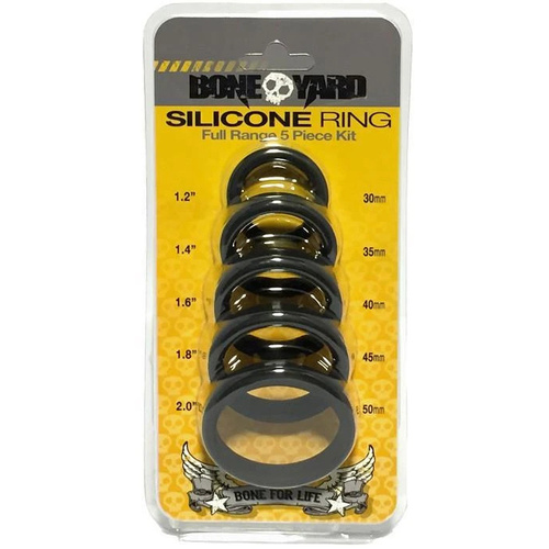 Silicone Cock Rings x5