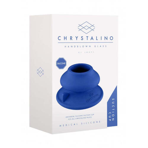 Chrystalino - Silicone Suction Cup - Blue