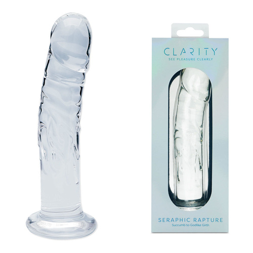 Clarity - Seraphic Rapture Clear 17.8 cm Glass Dildo