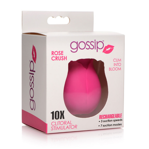 GOSSIP CUM INTO BLOOM CLITORAL VIBRATOR - ROSE CRUSH