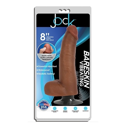 8" Vibrating Cock + Balls